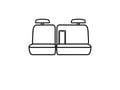 Picture of SeatSaver Custom Seat Cover - Polycotton - Beige/Tan - w/60/40 Bench Seat - w/Adjustable Headrest - w/Fold Down Console w/Lid - w/Shoulder Belt