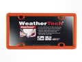 WeatherTech ClearCover License Plate Frame - Orange