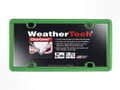 WeatherTech ClearCover License Plate Frame - Kelly Green