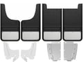 Ford F-150 Stainless Plate Gatorback Mud Flap Set