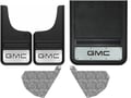 GMC Sierra 3500HD Black Logo Gatorback Dually Mud Flap Set