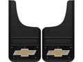 Picture of Truck Hardware Gatorback Black Wrap Gold Bowtie Dually Mud Flaps - Set