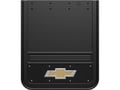 Picture of Truck Hardware Gatorback Black Wrap Gold Bowtie Dually Mud Flaps - Set