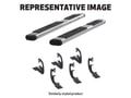 Picture of Aries 6 In. Oval Nerf Bar w/Brackets - Black