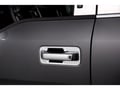 Picture of Putco Door Handle Cover - Chrome - 2 Piece - Deluxe w/Driver Keyhole - Covers Functional Sensors - Crew Cab