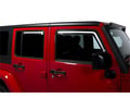 Picture of Putco Element Tinted Window Visors - Jeep Wrangler JK - 4 Door