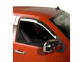 Picture of Putco Element Chrome Window Visor - In Channel - Front - Crew Cab