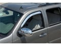 Picture of Putco Element Chrome Window Visor - In Channel - Front - Crew Cab