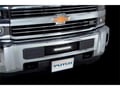 Picture of Putco Bumper Grille Inserts - Chevrolet Silverado HD - Stainless -Black Bar Design Bumper Grille with curved flush 10