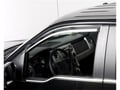Picture of Putco Element Chrome Window Visors - Ford F-150 Super Cab / Crew Cab- Fronts Only - Exterior Tape on application