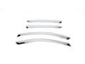 Picture of Putco Element Chrome Window Visors - Ford F-150 Super Cab / Crew Cab- Fronts Only - Exterior Tape on application