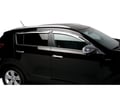 Picture of Putco Element Chrome Window Visors - Chevrolet Silverado LD - 4 door - Double cab