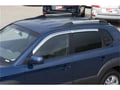 Picture of Putco Element Chrome Window Visors - Hyundai Tucson (Set of 4) - Exterior Tape On Install