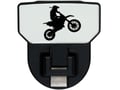 Picture of CARR HD Universal Hitch Step - Fits All 2 Inch Receivers - XP3 Black Powder Coat - Dirt Bike - Single