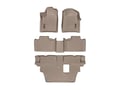 Picture of WeatherTech FloorLiners - Front, 2nd & 3rd Row - Tan