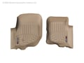 Picture of WeatherTech FloorLiners - Tan - Front - 2 Piece