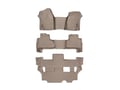 Picture of WeatherTech FloorLiners - Front, 2nd & 3rd Row - Tan