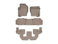 Picture of WeatherTech FloorLiners - Tan - Front, Rear & 3rd Row