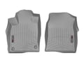 Picture of WeatherTech FloorLiners - Gray - Front - 2 Piece