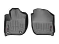 Picture of WeatherTech FloorLiners - Black - Front - 2 Piece