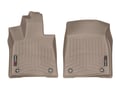 Picture of WeatherTech FloorLiners - Tan - Front - 2 Piece