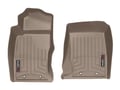 Picture of WeatherTech FloorLiners - Tan - Front - 2 Piece