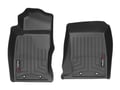 Picture of WeatherTech FloorLiners - Black - Front - 2 Piece