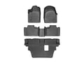 Picture of WeatherTech FloorLiners - Black - Front, Rear & 3rd Row