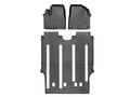 Picture of WeatherTech FloorLiners - Black - Front, 2nd & 3rd Row