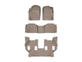 Picture of WeatherTech FloorLiners - Tan - Front, Rear & 3rd Row