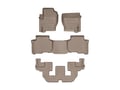 Picture of WeatherTech FloorLiners - Front, 2nd & 3rd Row - Tan