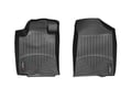 Picture of WeatherTech FloorLiners - Black - Front - 2 Piece