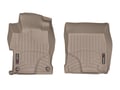 Picture of WeatherTech FloorLiners - Tan - Front - 2 Piece