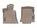 Picture of WeatherTech FloorLiners - Tan - Front - 2 Piece 