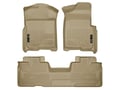 Picture of Husky Weatherbeater Front & 2nd Row Floor Liners - Footwell Coverage  - Tan