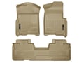 Picture of Husky Weatherbeater Floor Liners - Front & 2nd Row - Footwell Coverage  - Tan