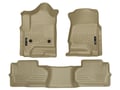 Picture of Husky Weatherbeater Front & 2nd Row Floor Liners - Footwell Coverage  - Tan