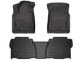 Picture of Husky Weatherbeater Floor Liners - Front & 2nd Row - Footwell Coverage  - Black