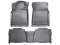 Picture of Husky Weatherbeater Floor Liners - Front & 2nd Row - Footwell Coverage  - Grey