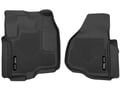 Picture of Husky X-Act Contour Floor Liner - Front - Black - Has drivers side foot rest - Not equipped with a Manual Transfer Case Shifter