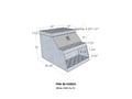 Picture of Westin Brute HD Class Step Tool Box - Polished Aluminum