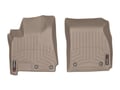 Picture of WeatherTech FloorLiners - Tan - Front - 2 Piece