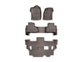 Picture of WeatherTech FloorLiners - Cocoa - Front, Rear & 3rd Row