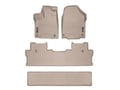 Picture of WeatherTech FloorLiners - Tan - Front, Rear & 3rd Row