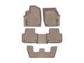 Picture of WeatherTech FloorLiners - Tan - Front, Rear & 3rd Row