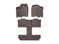 Picture of WeatherTech FloorLiners - Front, 2nd & 3rd Row - Cocoa