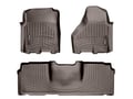 Picture of WeatherTech FloorLiners - Cocoa - Front & Rear - Over-The-Hump