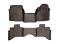 Picture of WeatherTech FloorLiners - Cocoa - Front & Rear - Over-The-Hump