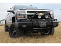 Picture of Ranch Hand Summit BullNose Series Front Bumper - w/Sensor Plug - Retains Factory Tow Hook & Fog Lights