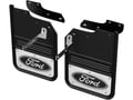Picture of Truck Hardware Gatorback Black Ford Oval Mud Flaps - Front